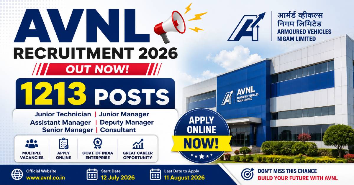 AVNL Recruitment 2026